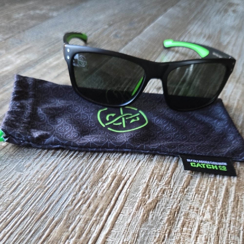 Black and Green Sunglasses